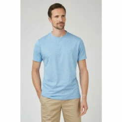 Jeff Banks Stripe Crew Tee For Male