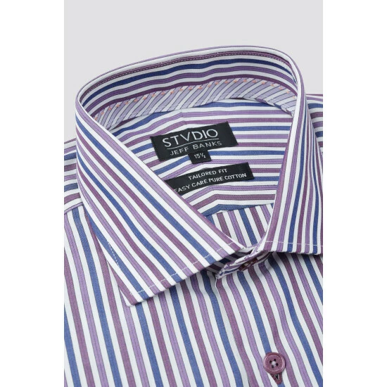 Jeff Banks Stripe Shirt For Male 2 Jeff Banks Stripe Shirt For Male - Image 2