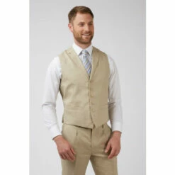Jeff Banks Linen Waistcoat For Male