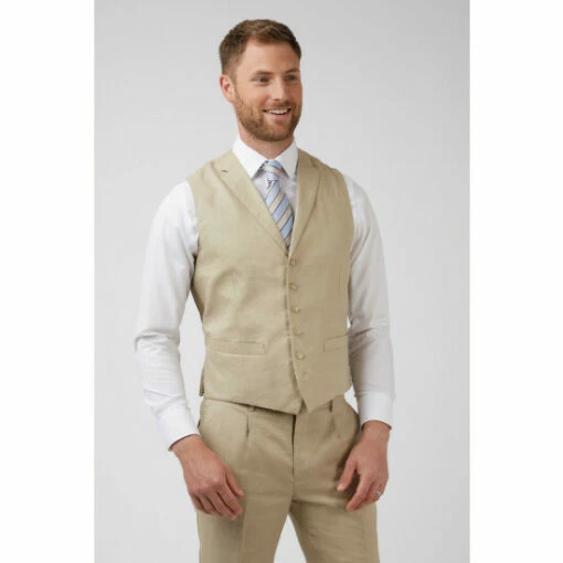Jeff Banks Linen Waistcoat For Male -Jeff Banks Online Shop unnamed file 1508