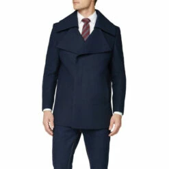 Jeff Banks Reefer Lapel Coat For Male -Jeff Banks Online Shop unnamed file 1553