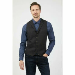 Jeff Banks Check Waistcoat For Male -Jeff Banks Online Shop unnamed file 1576