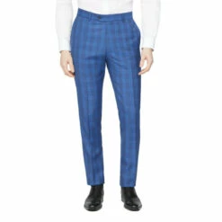 Jeff Banks Summer Check Super Slim Fit Brit Suit Trousers For Male -Jeff Banks Online Shop unnamed file 1633