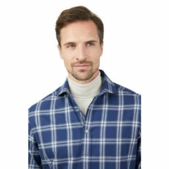 Jeff Banks Check Bespoke Shirt For Male -Jeff Banks Online Shop unnamed file 1654