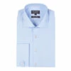 Jeff Banks Striped Floral Jacquard Cotton Shirt For Male