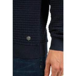 Jeff Banks Basketweave Zip Thru Knit For Male -Jeff Banks Online Shop unnamed file 1667