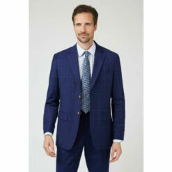 Jeff Banks Check Suit Jacket For Male
