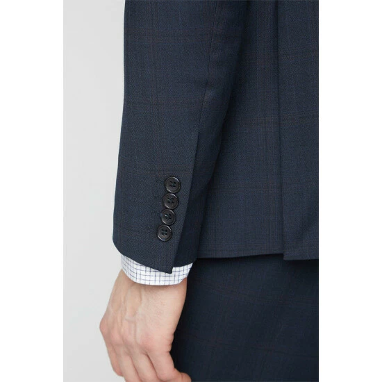 Jeff Banks Check Travel Jacket For Male 6 Jeff Banks Check Travel Jacket For Male - Image 6