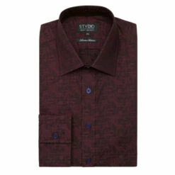 Jeff Banks Floral Jacquard Stvdio Shirt For Male -Jeff Banks Online Shop unnamed file 1724