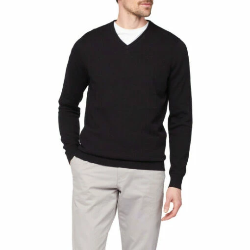 Jeff Banks Banks V Neck Cotton Jumper For Male -Jeff Banks Online Shop unnamed file 1730
