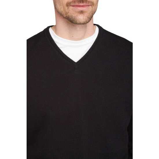 Jeff Banks Banks V Neck Cotton Jumper For Male 4 Jeff Banks Banks V Neck Cotton Jumper For Male - Image 4