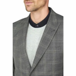Jeff Banks Jaspe Check Wool Blend Regular Fit Suit Jacket For Male -Jeff Banks Online Shop unnamed file 1747