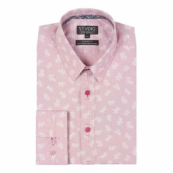 Jeff Banks Floral Print Cotton Shirt For Male