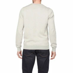 Jeff Banks Basket Stitch Tipped V-Neck Cotton Jumper For Male -Jeff Banks Online Shop unnamed file 1788
