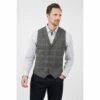 Jeff Banks Check Waistcoat For Male