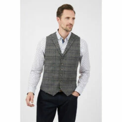 Jeff Banks Check Waistcoat For Male -Jeff Banks Online Shop unnamed file 1834