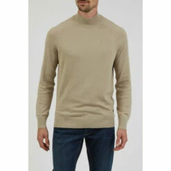 Jeff Banks Online Shop 32 Jeff Banks Plain Knit High Turtle Neck For Male