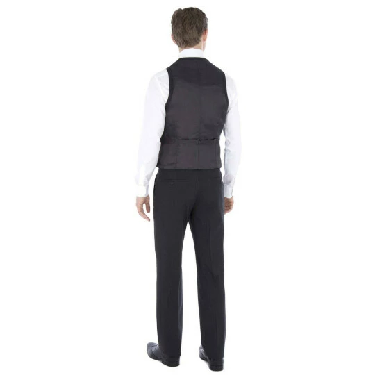 Jeff Banks Travel 6 Button Regular Fit Suit Waistcoat For Male 3 Jeff Banks Travel 6 Button Regular Fit Suit Waistcoat For Male - Image 3