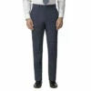 Jeff Banks Check Flat Front Travel Suit Trouser For Male