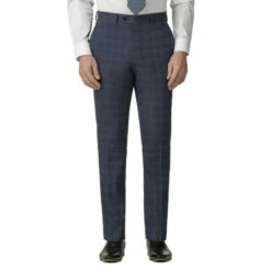 Jeff Banks Check Flat Front Travel Suit Trouser For Male -Jeff Banks Online Shop unnamed file 1851
