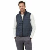 Jeff Banks Printed Cire Quilted Gilet For Male