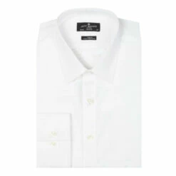 Jeff Banks Single Cuff Forward Point Slim Cotton Shirt For Male