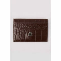 Jeff Banks Croc Card Holder For Male
