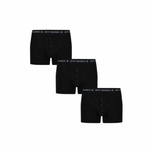 Jeff Banks 3 Pair Pack Button Fly Boxers For Male -Jeff Banks Online Shop unnamed file 362