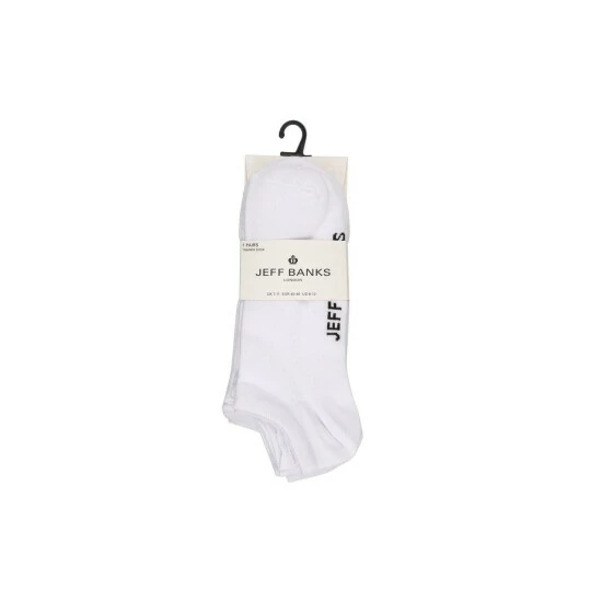 Jeff Banks 7 Pair Pack Plain Trainer Socks For Male 2 Jeff Banks 7 Pair Pack Plain Trainer Socks For Male - Image 2