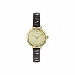 Radley Oxblood Leather Strap Stainless Steel Fashion Quartz Watch - Ry21170A For Female