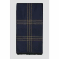 Jeff Banks Woven Check Scarf For Male