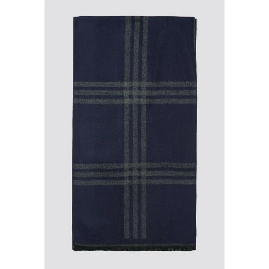 Jeff Banks Woven Check Scarf For Male 1 Jeff Banks Woven Check Scarf For Male
