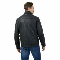 Jeff Banks PU Trim Biker Jacket For Male -Jeff Banks Online Shop unnamed file 540