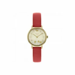 Radley Gold Plated Stainless Steel Fashion Analogue Quartz Watch - Ry2988 For Female