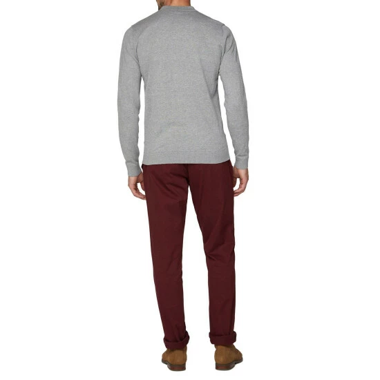 Jeff Banks Long Sleeve Pure Cotton Jersey Polo For Male 3 Jeff Banks Long Sleeve Pure Cotton Jersey Polo For Male - Image 3