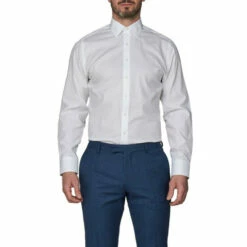 Jeff Banks Single Cuff Half Cutaway Cotton Shirt For Male -Jeff Banks Online Shop unnamed file 762