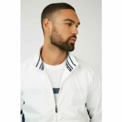 Jeff Banks Jersey Lined Stripe Nylon Bomber Jacket For Male -Jeff Banks Online Shop unnamed file 780