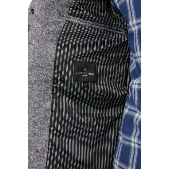 Jeff Banks Single Breasted Half Lined Coat For Male 5 Jeff Banks Single Breasted Half Lined Coat For Male - Image 5
