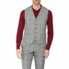 Jeff Banks Check Brit Waistcoat For Male