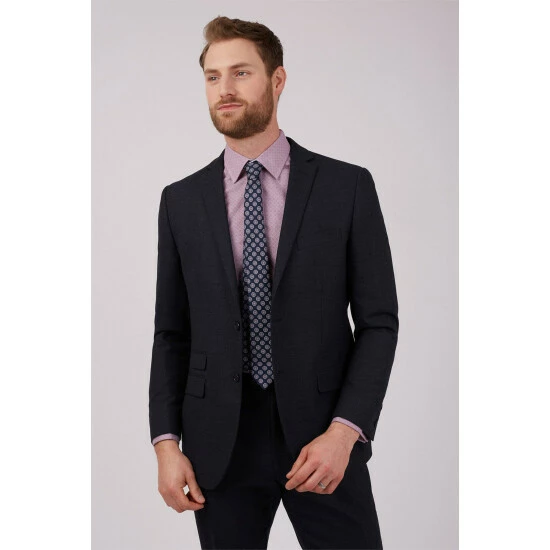 Jeff Banks Birdseye Tailored Fit Performance Suit Jacket For Male 1 Jeff Banks Birdseye Tailored Fit Performance Suit Jacket For Male