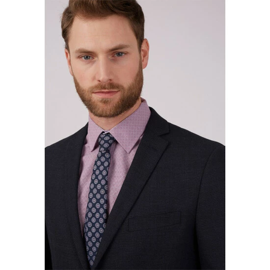 Jeff Banks Birdseye Tailored Fit Performance Suit Jacket For Male 5 Jeff Banks Birdseye Tailored Fit Performance Suit Jacket For Male - Image 5