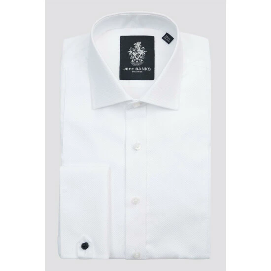 Jeff Banks Half Cutaway Collar Dress Shirt For Male 1 Jeff Banks Half Cutaway Collar Dress Shirt For Male
