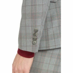 Jeff Banks Check Super Slim Fit Brit Suit Jacket For Male -Jeff Banks Online Shop unnamed file 922